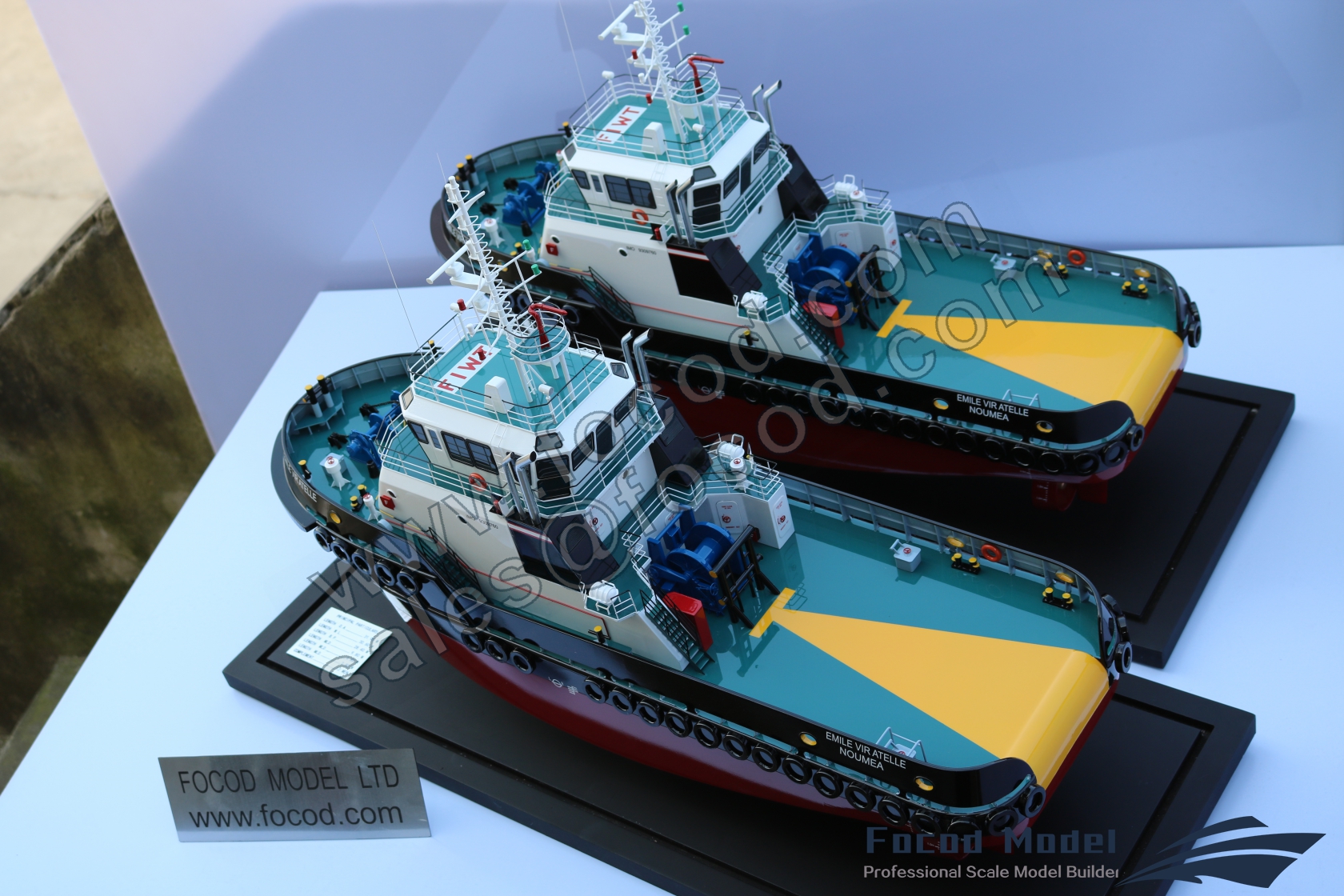 customized model of 32m tug Emile Viratelle